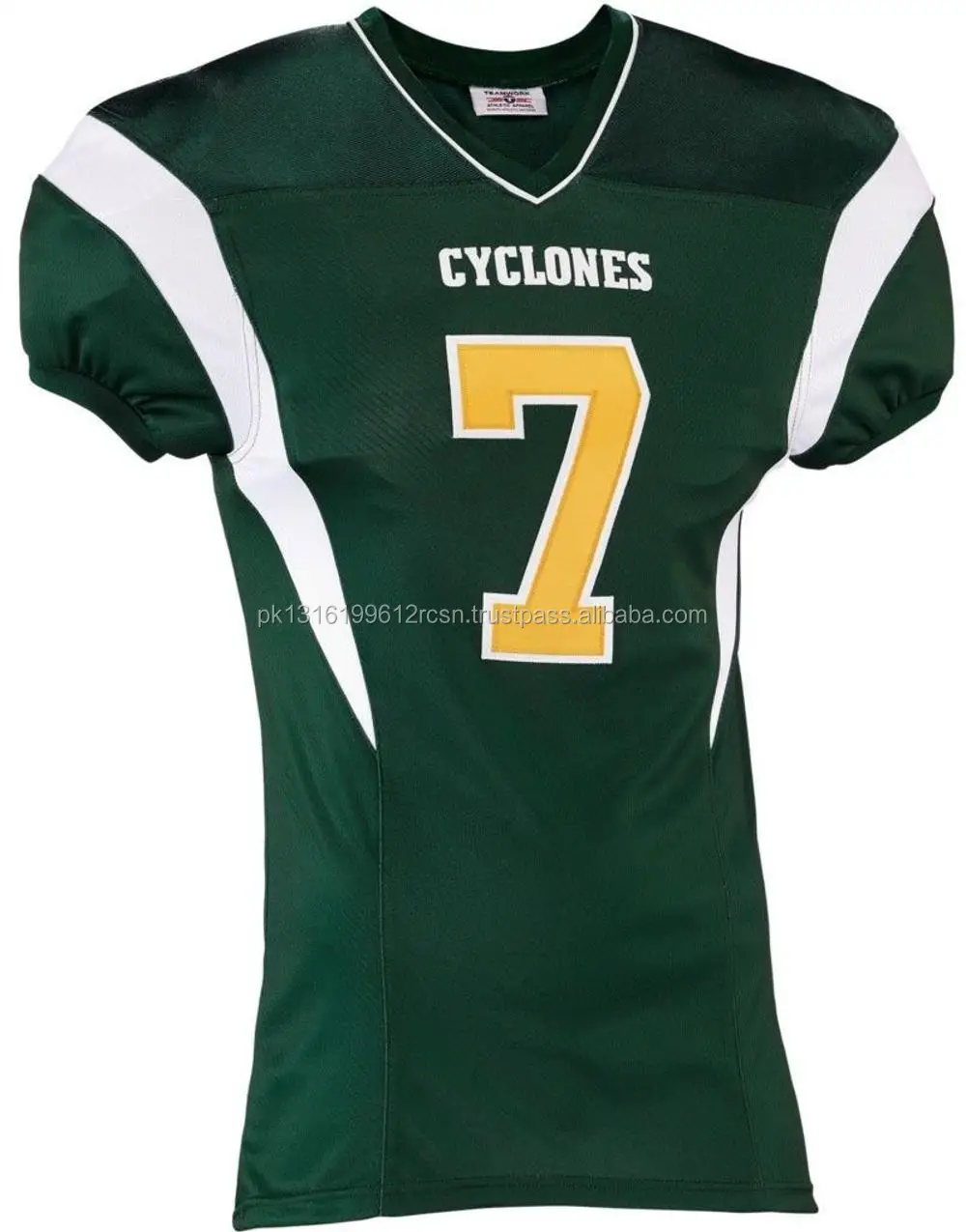 green american football jersey