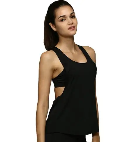 yoga verano para mujer transpirable para fitness MSBASIC Camiseta deportiva de tirantes para mujer