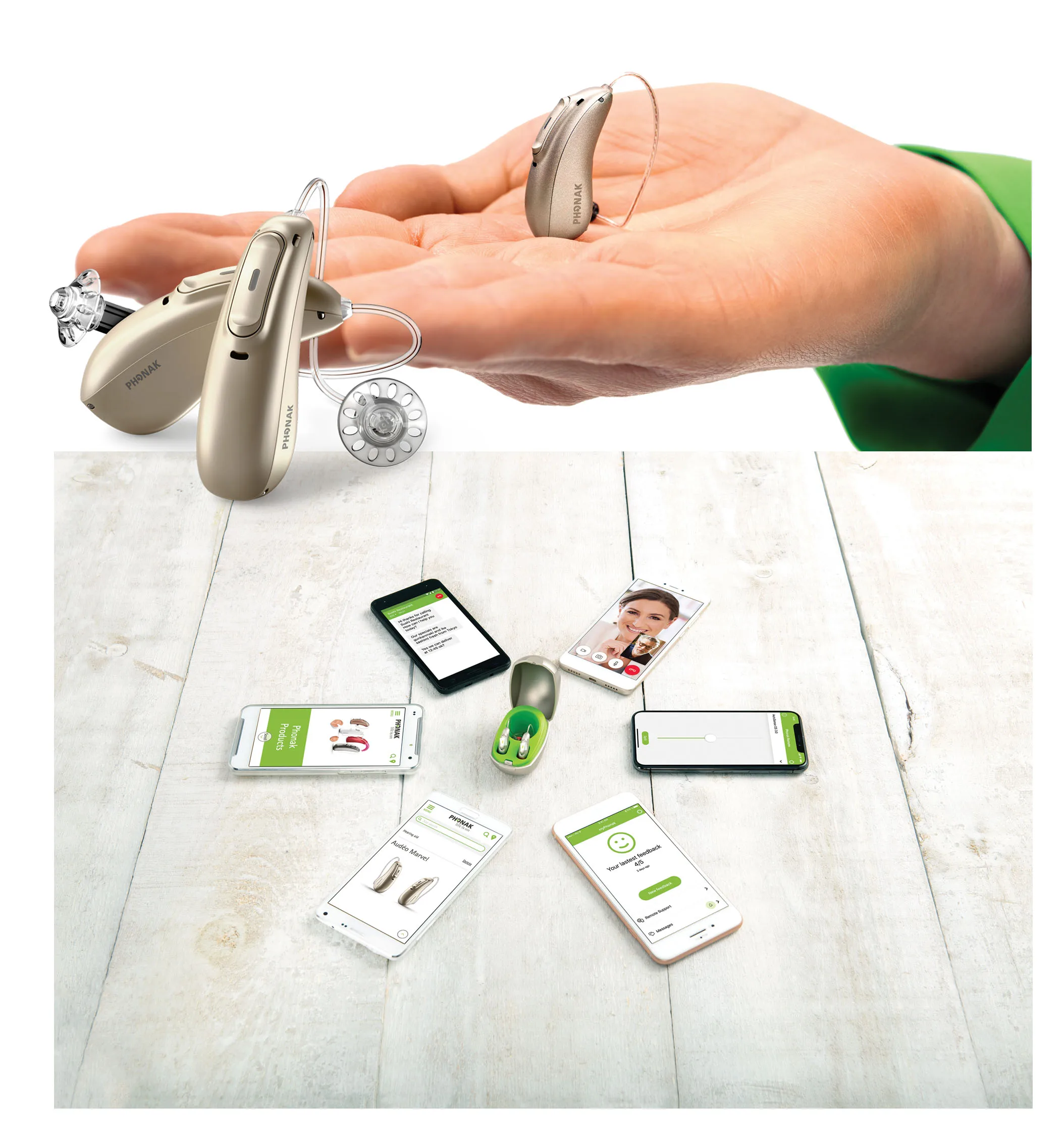 Digital Programmable Phonak Marvel Audeo M70 Ric Bte Hearing Aid For