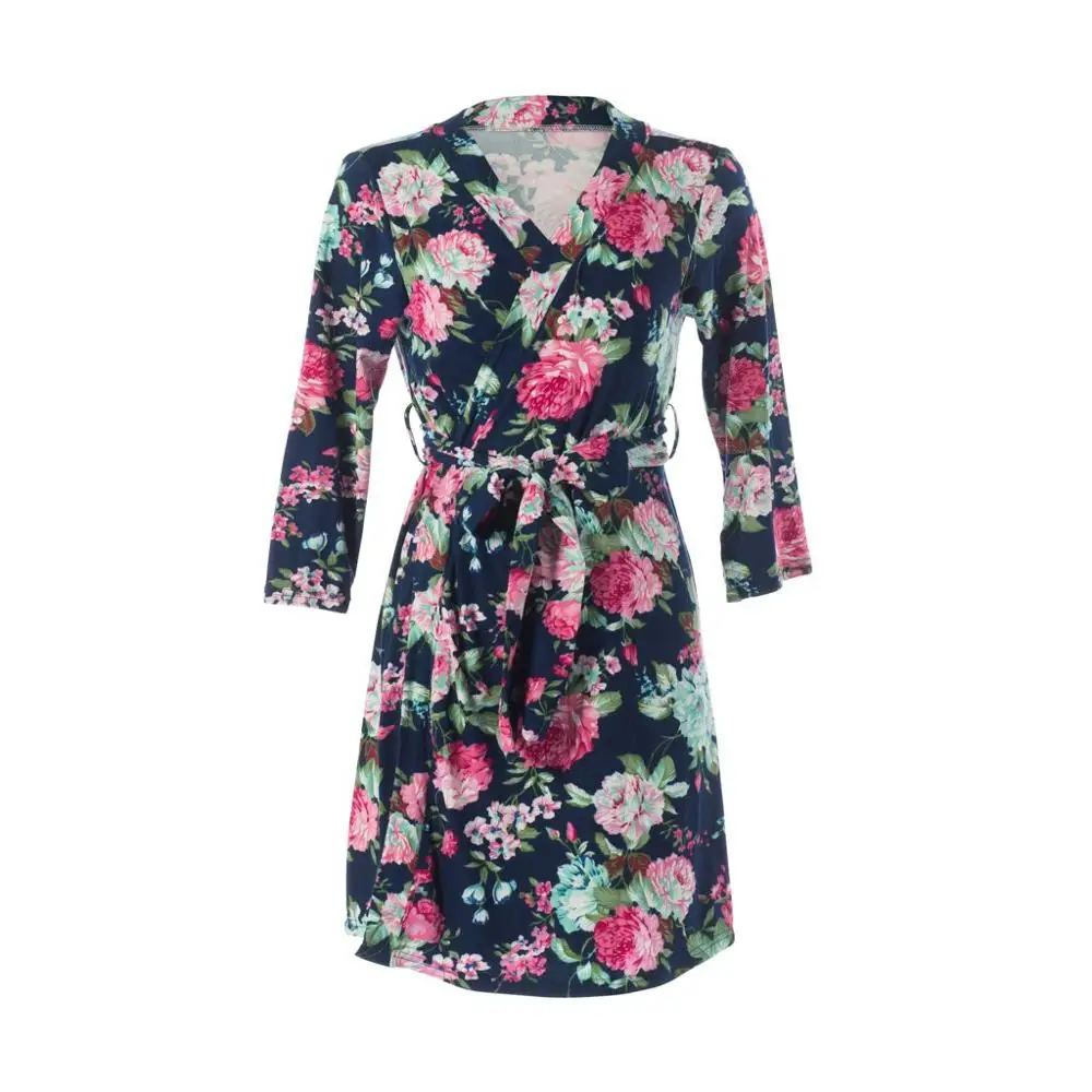 
Женское свадебное кимоно с длинным рукавом, с цветочным принтом 