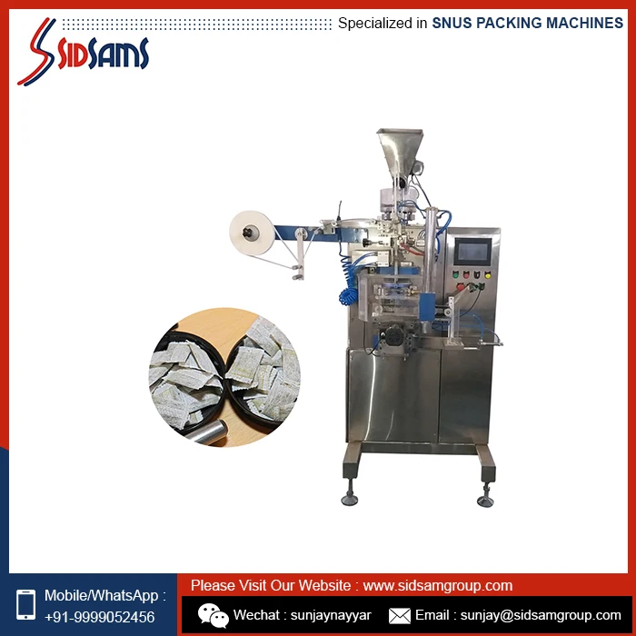 Высокоскоростной фильтр Naswar, табачная упаковочная машина Snus