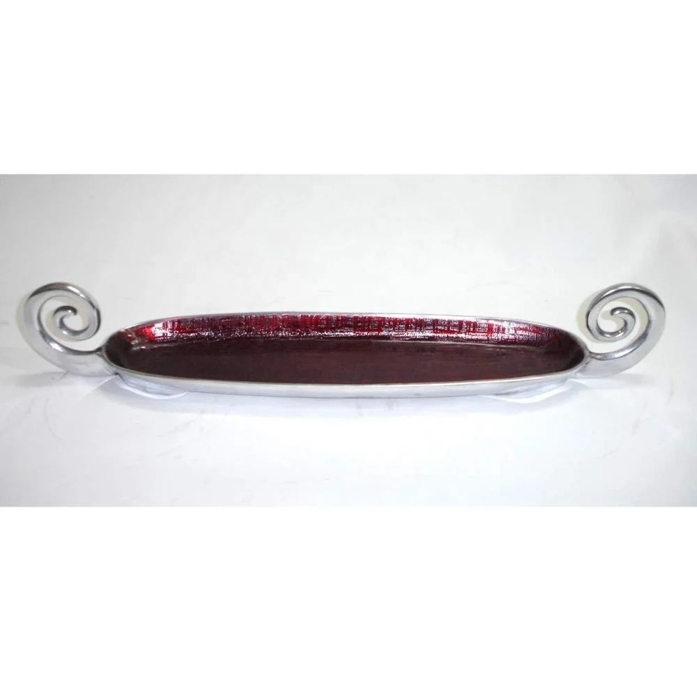 Vantage Modern Luxury Fancy Solid Decorative Fruit Tray with Enamel Finished for Home and Kitchen Usage Weeding Parties Usage