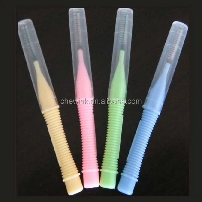 I-образная межзубная щетка для чистки с крышкой