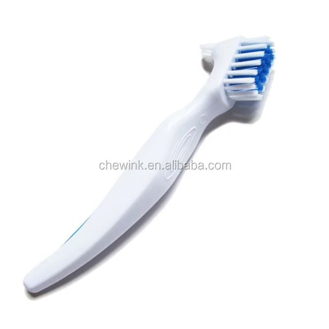 Щетка для чистки зубных протезов с щетиной для ухода за полостью рта