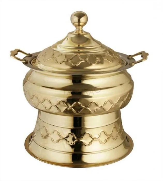 supplier serving food warmer brass cold and hot chafing dish