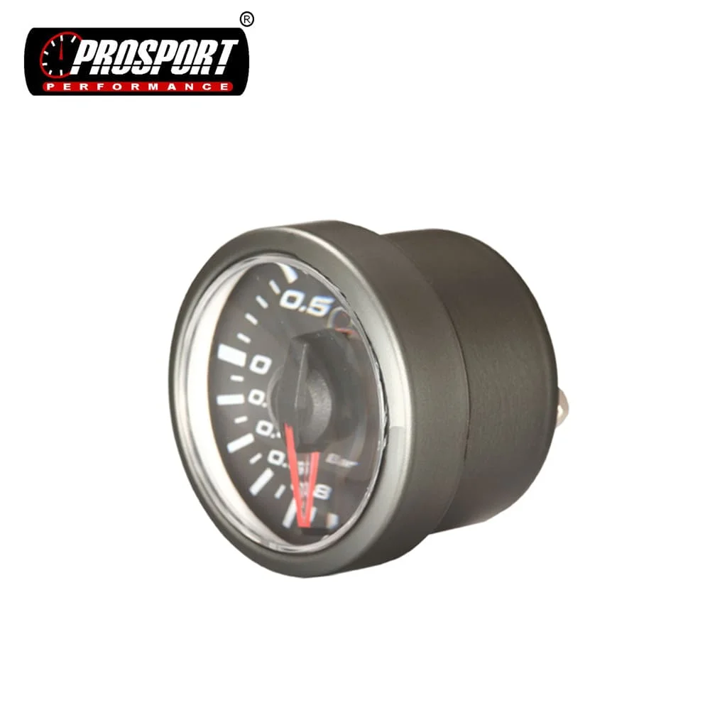 For 45mm Electric Fuel Pressure Gauge 0~6 BAR Black Faceplate New 12V Compatible for Chevrolet LED Analog Display Car