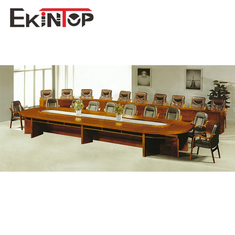 Wooden Veneer Small Meeting Table for Conference Room