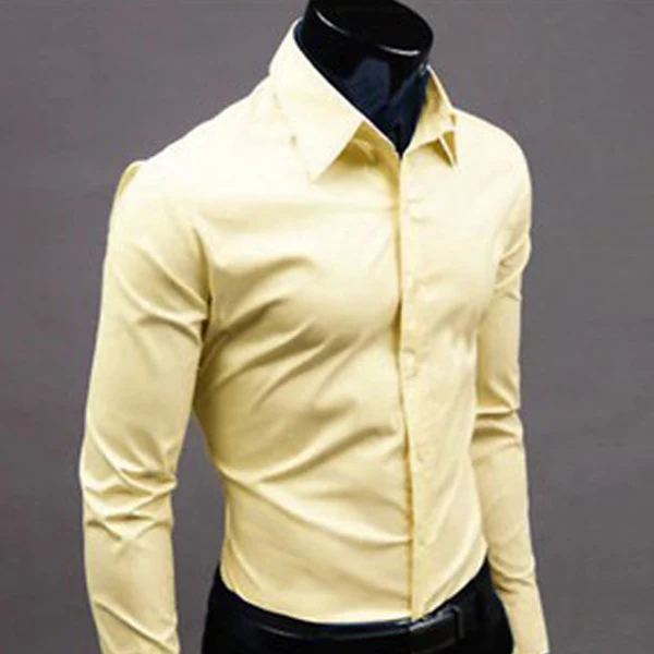 Yellow Dress Shirt Mens Shop, 53% OFF ...