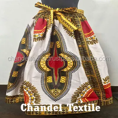 Wrap Skirts Dashiki Maxi wear African Wax Ankara Print Long Full Skirt Free Size 
