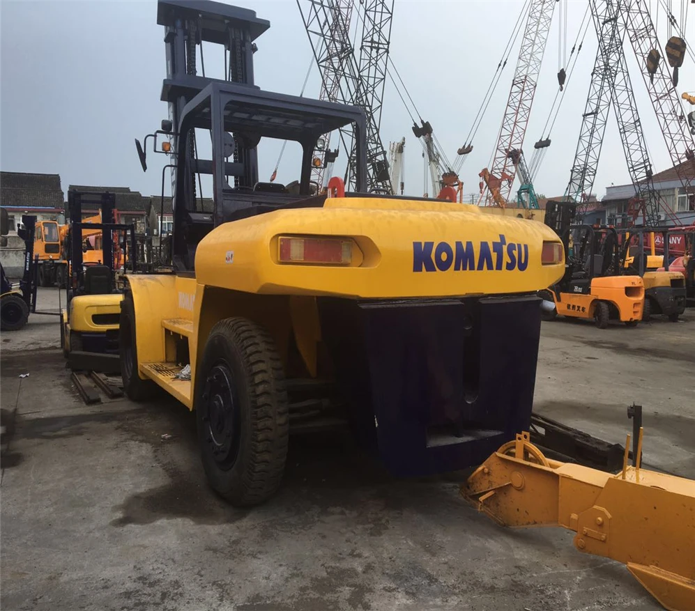 Used Komatsu 25ton FD250 forklift,25ton diesel forklift for sale ...