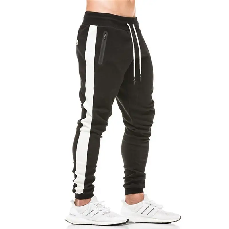 men's sweatpants with stripe on side