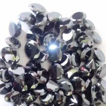 100% Genuine Round Jet Black Loose Diamonds For Making Fine Jewelry,black diamond carat
