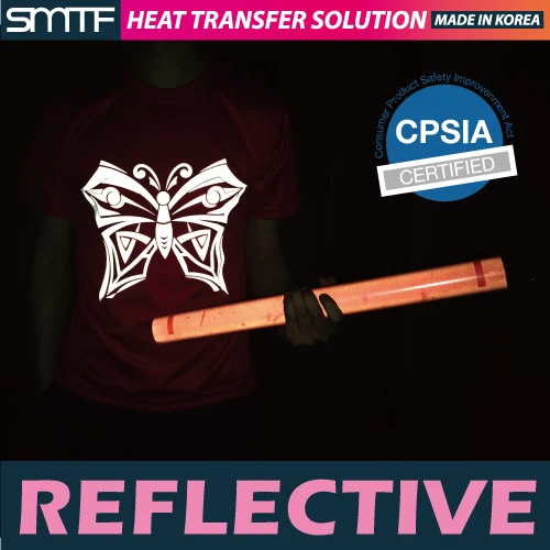 Smtf Reflective Htv Heat Transfer Vinyl For Garments And Easy Weeding