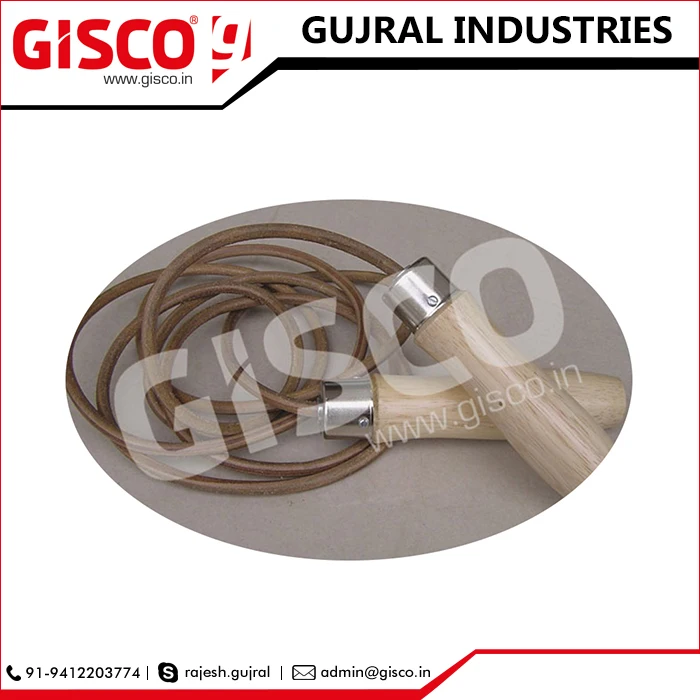 
 Fitness Accessories Leather Ball Bearing Skipping Ropes  