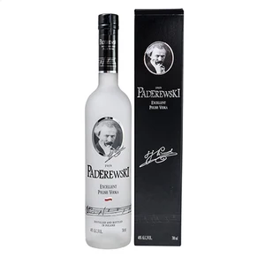 Leading Exporter of 700 ml PADEREWSKI Grain Vodka Bottle in Bulk