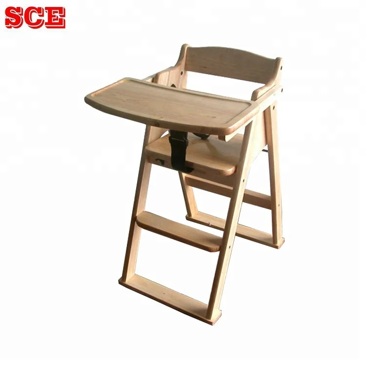 Wood Folding With Seat Belt Pouch Baby High Chair Buy Wooden Kids Babies Feeding High Chair Multifunctional Baby Highchair Baby High Chairs Feeding Table Baby Dining Chair 3 In 1 Product On Alibaba Com