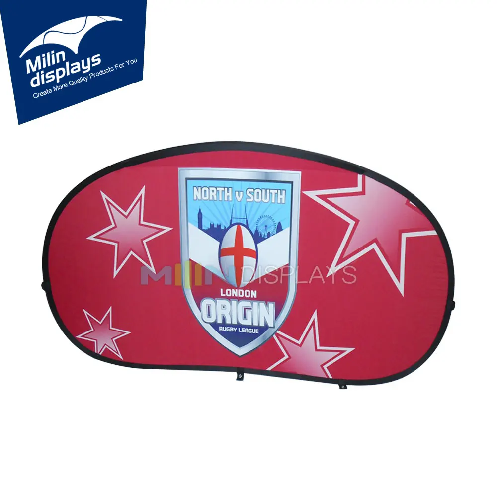 Advertising Golf Pop up Tripod Banner Stand for Outdoor Events Road Sign Sports Events Banners Pop up a Frame Banner and Flags