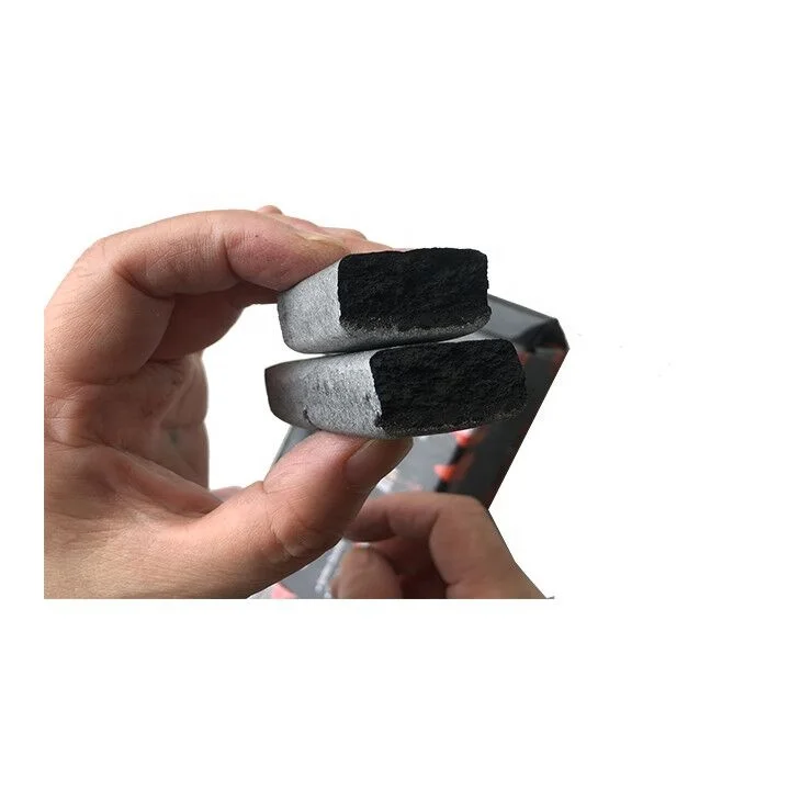 HongQiang 30pcs/60pcs Silver Bamboo Torch Coal Support Customer Brand Coal Shisha Pakistan Charcoal BBQ Coal