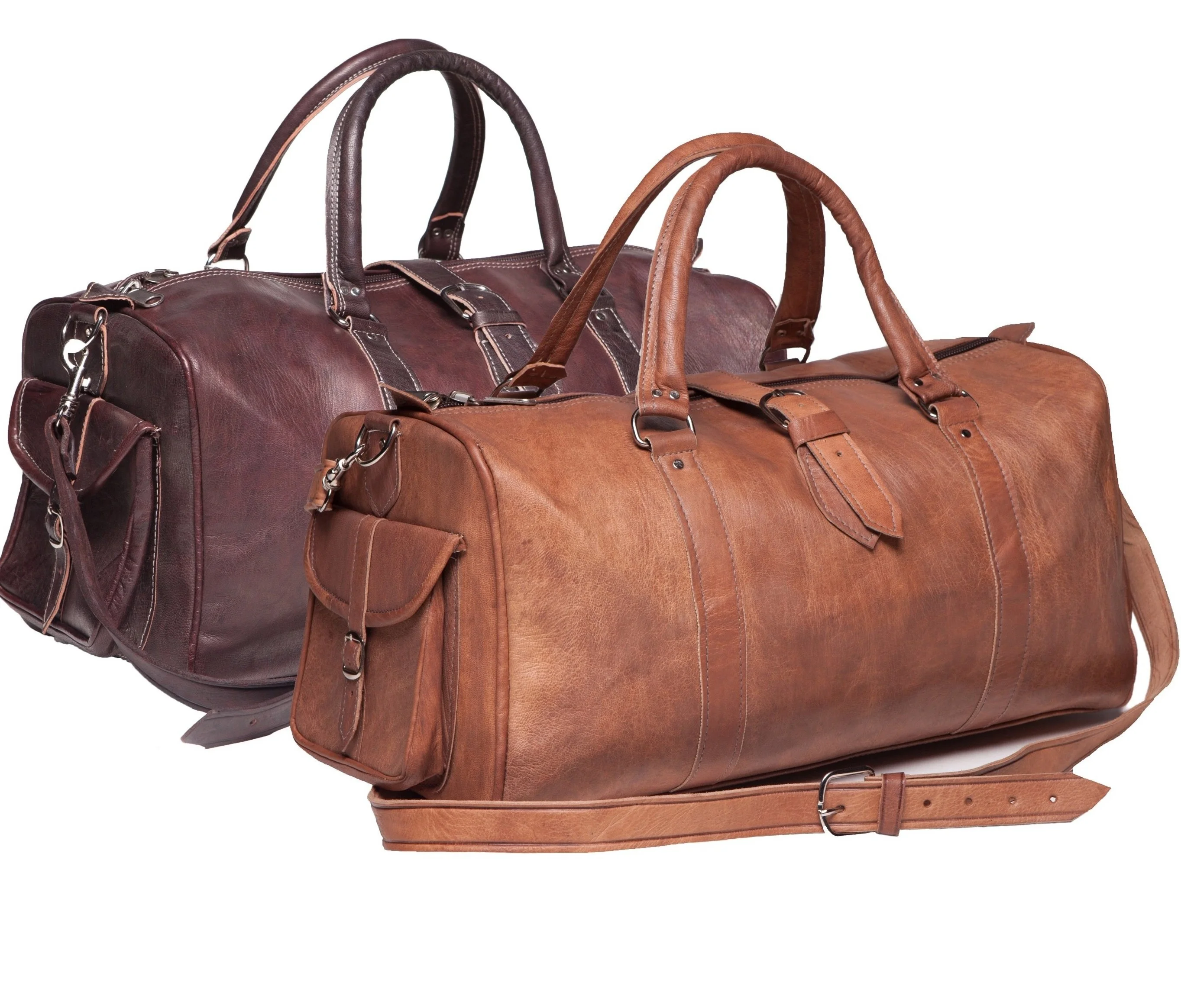 In Pelle Duffel Bag Marocco,Leather Travel Bag Moroccan,Leather Duffel Bag,...