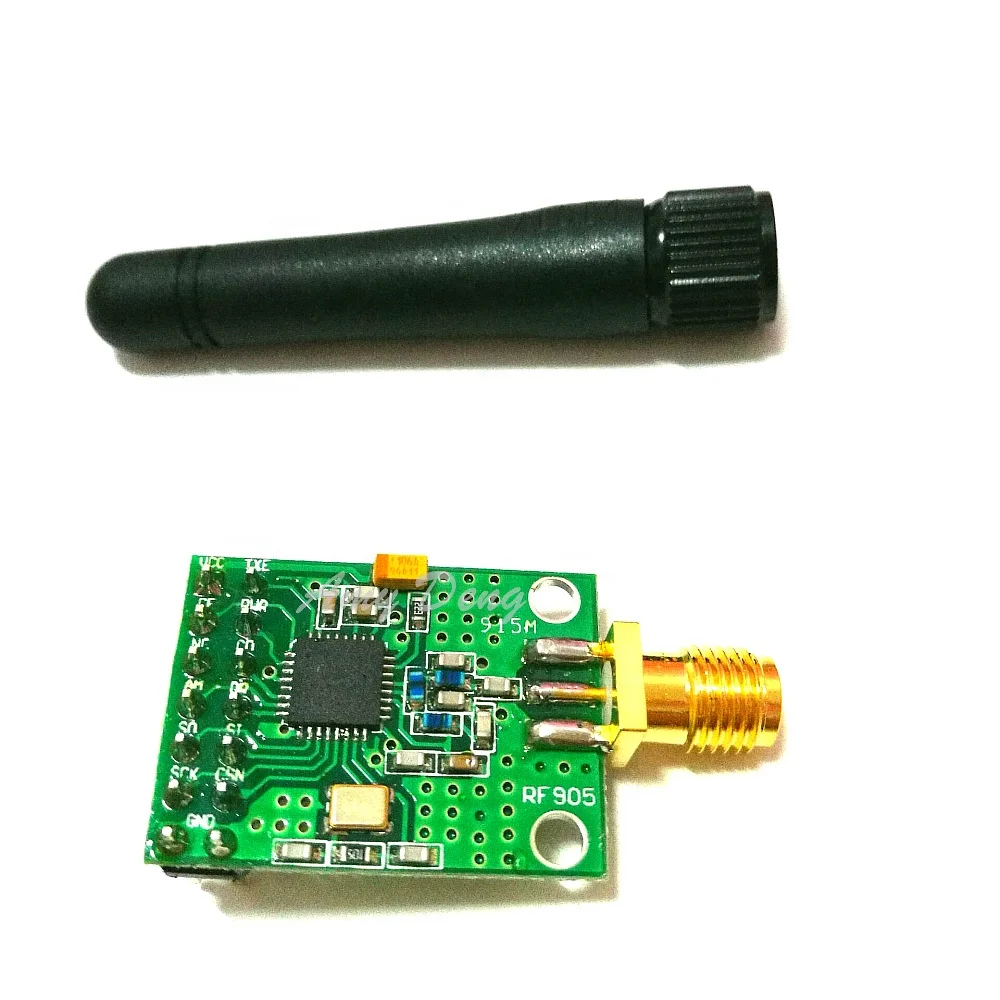 Taidacent FSK and GMSK Modulation 433MHz Wireless Transceiver Module with Antenna NRF905 Wireless Module