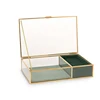 Clear Glass &  Gold