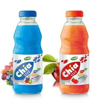 Полезный для здоровья Нектар Фруктовый Сок Новая серия 250 мл стеклянная бутылка семян чиа с