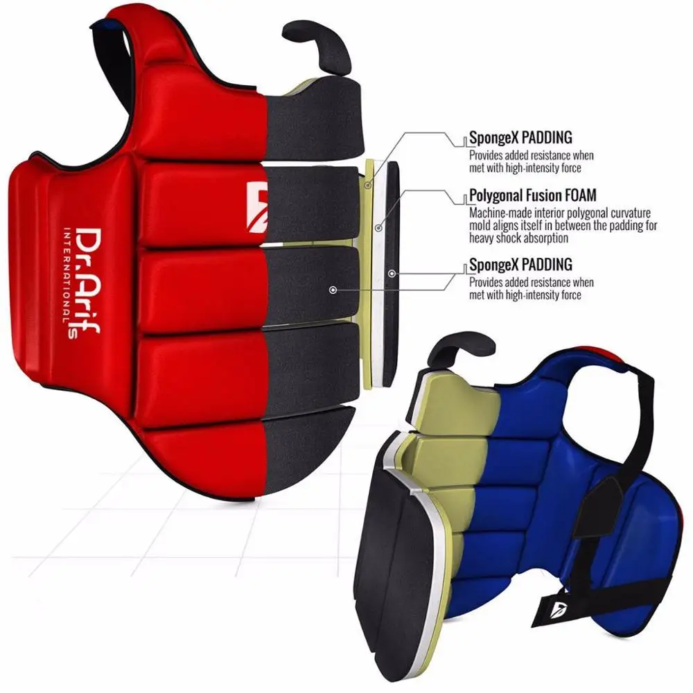 Professional Boxing Body Protector Chest Guard For Mma Karate Taekwondo
