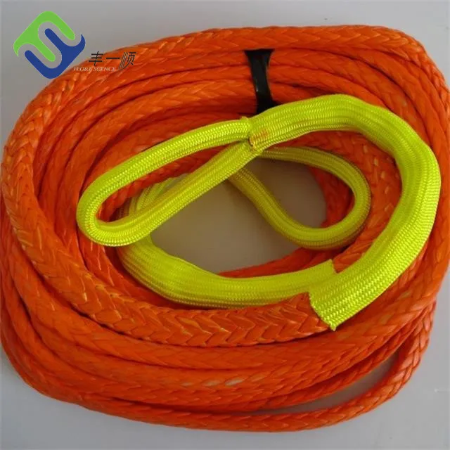 12 Strands UHMWPE Braided Ropes Offshore Hawser Mooring Ropes 220m