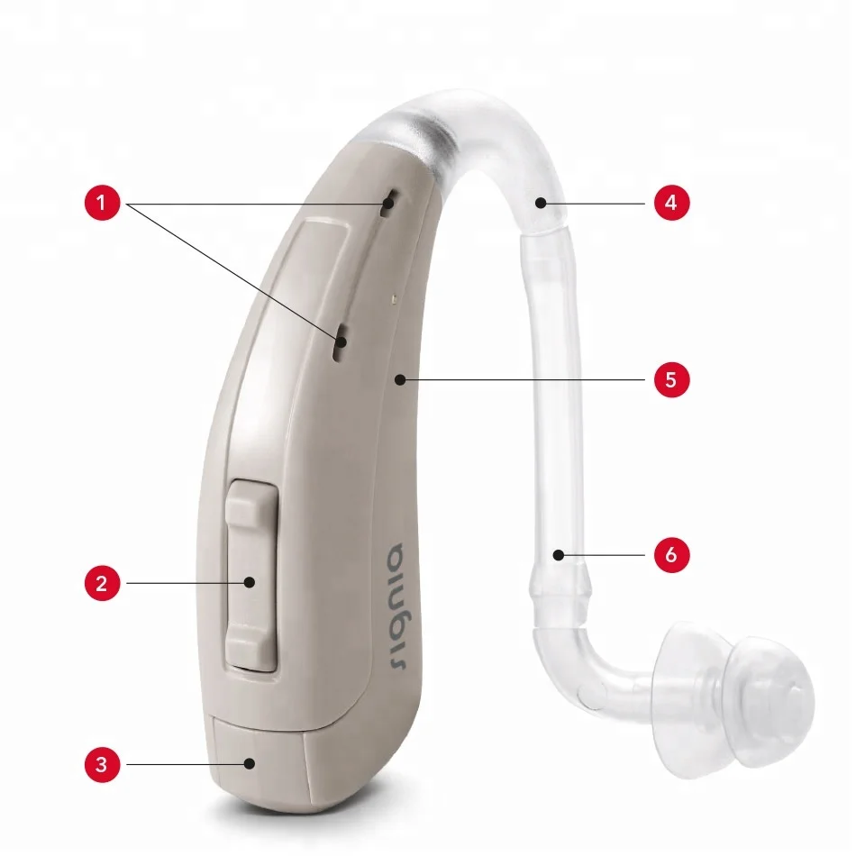 8 Channels Digital Programmable Lotus Hearing Aids Run P Bte Ce Bte