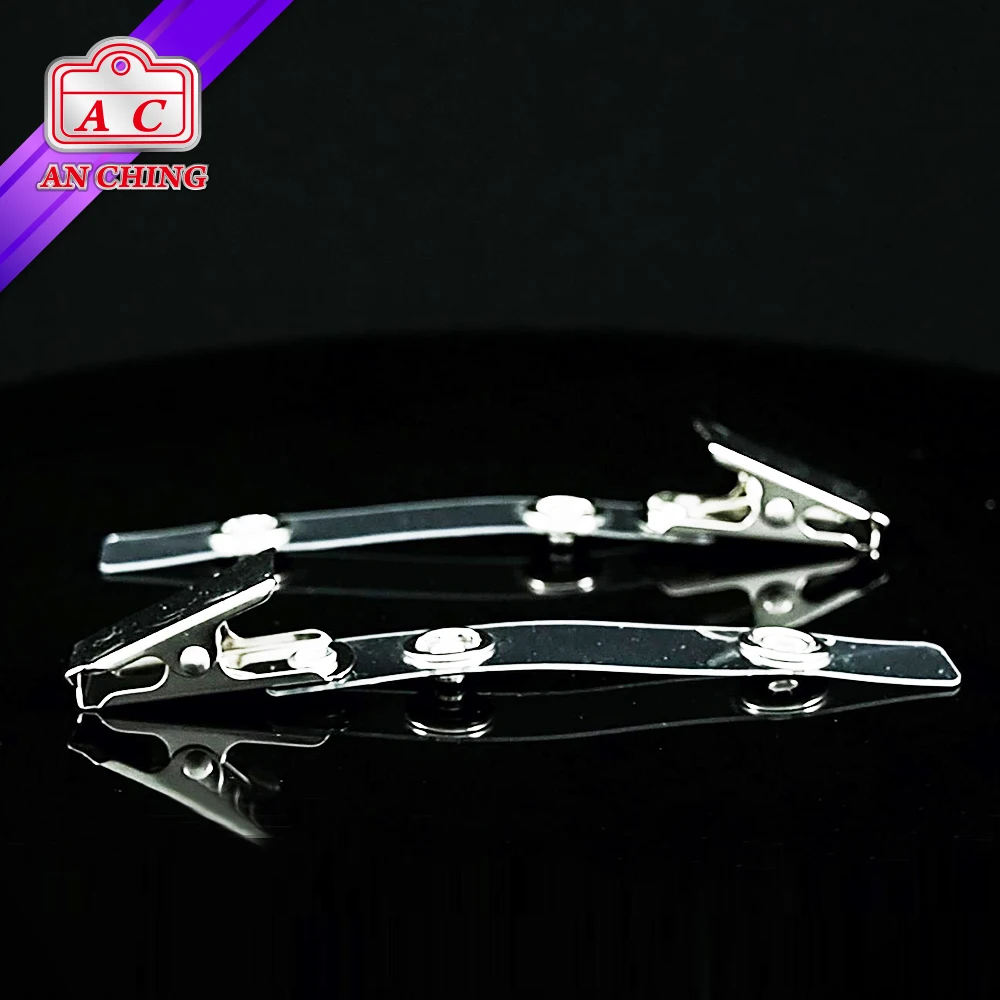 Классический металлический держатель для удостоверения личности с пружинным зажимом