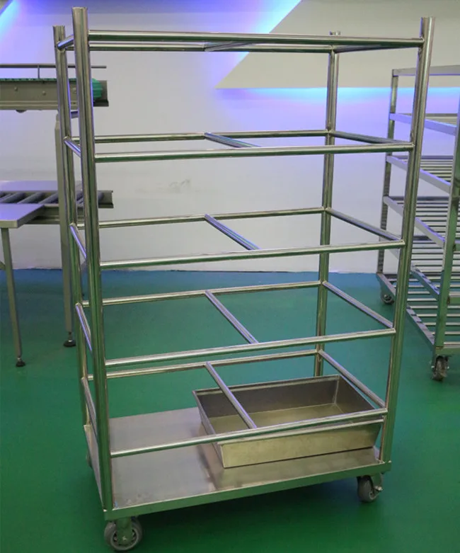 Galvanized steel meat thawing plate for frozen carcasses in slaughterhouses