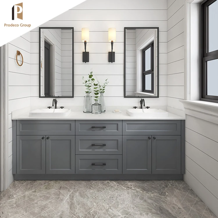 Muebles De Tocador De Baño De Estilo Español De Melamina De Diseño ...