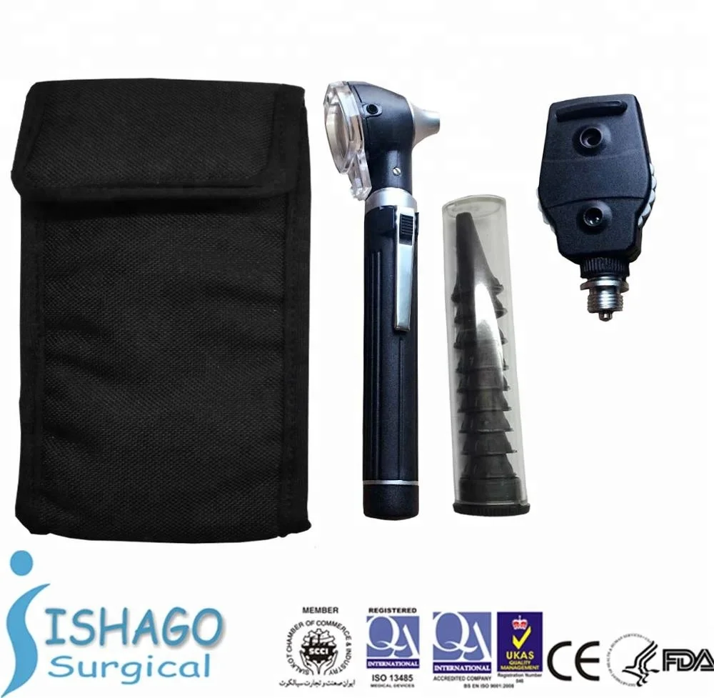 Fiber Optic Otoscope And Ophthalmoscope Set Buy High Quality Fiber