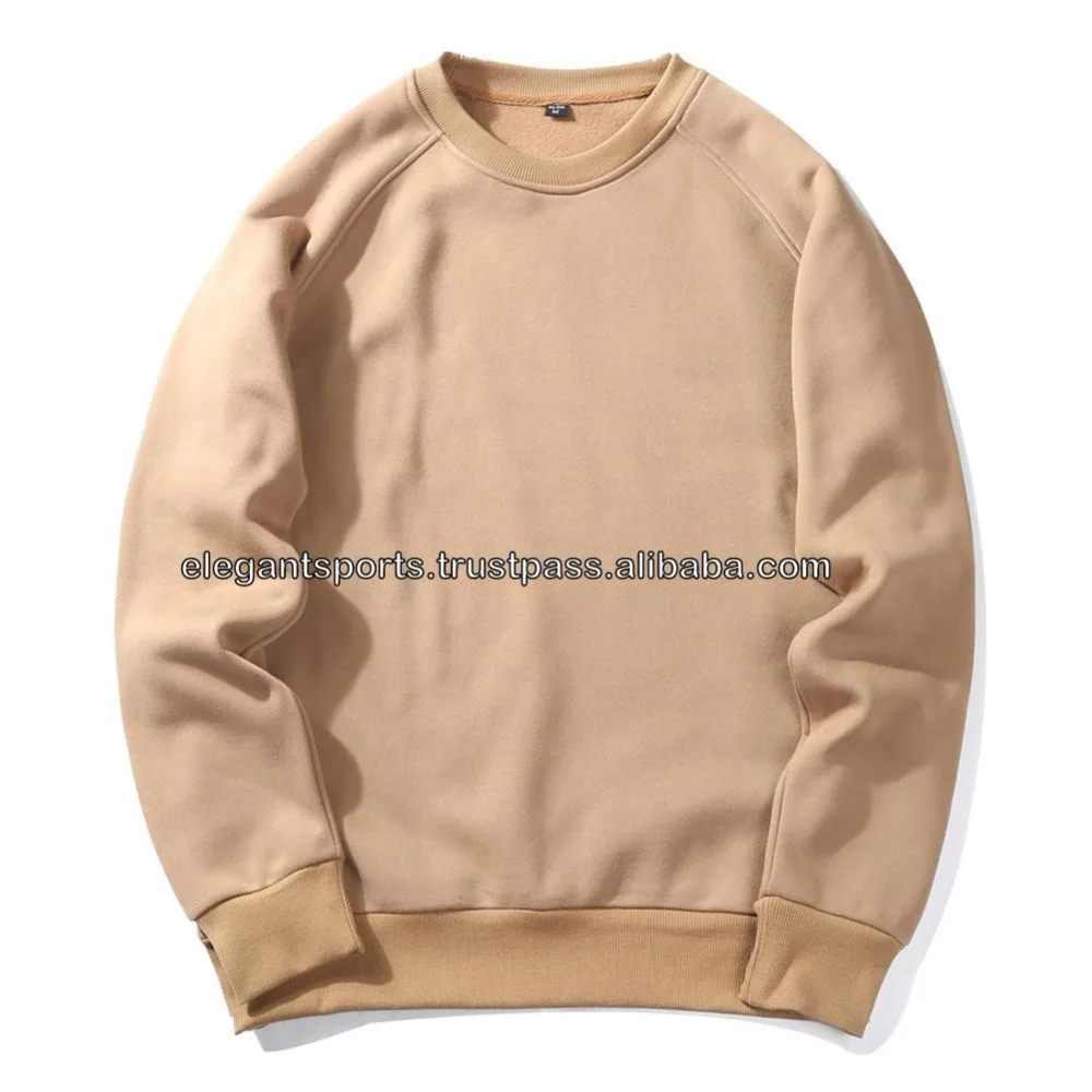 tan colored sweatshirt