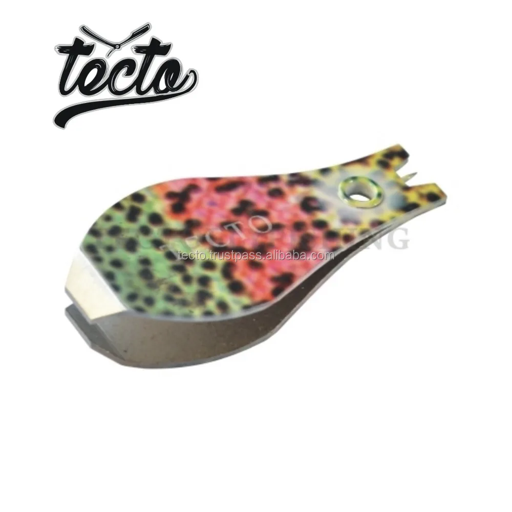 Fly Fishing Line Nippers Brook Trout Style Stainless Steel Fish Shape