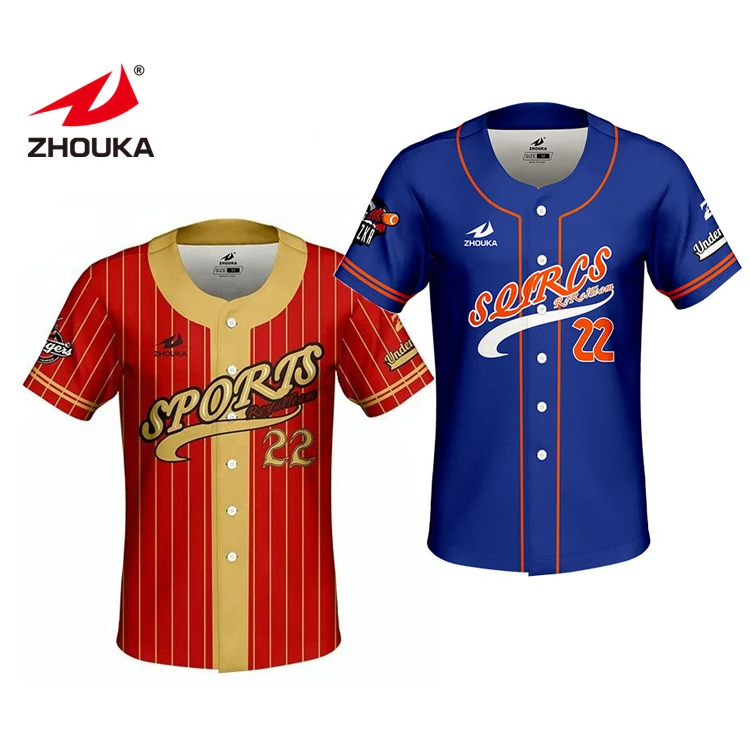 Maillot de sport imprimé sur mesure Rouge respirant Homme uniforme de  baseball - Chine Chemises et maillot de sport prix