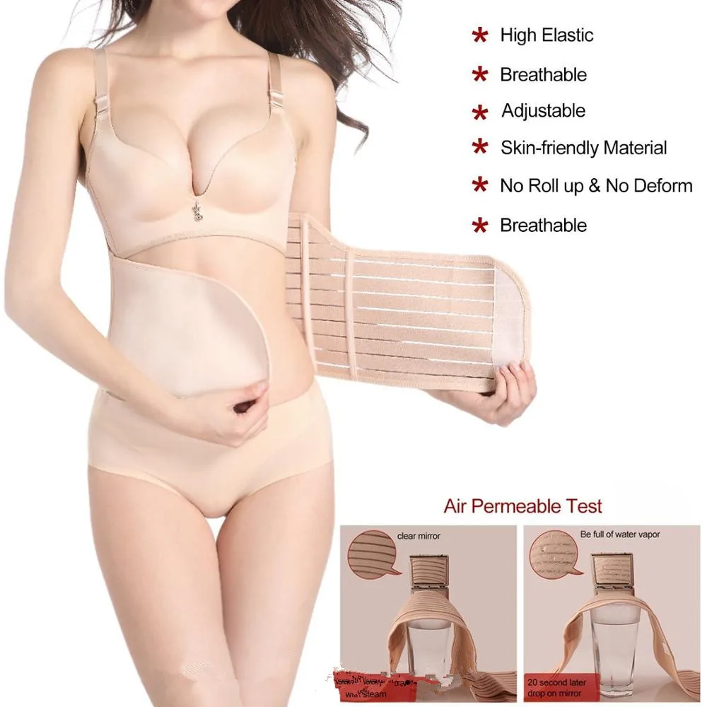 3 в 1 послеродовой поддерживающий пояс для восстановления живота Поддерживающий Пояс для коррекции фигуры