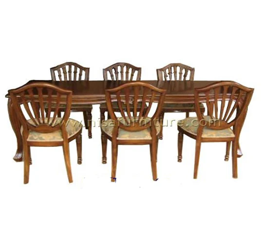 Clássico Mesa De Jantar Em Madeira Maciça E Cadeiras 6 Buy Dining Table Dining Chair Dining Chairs And Table Product On Alibaba Com