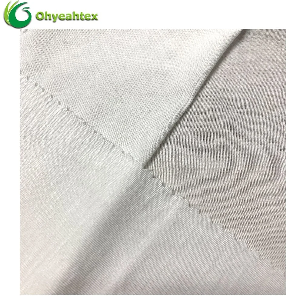 Oeko-tex 100 мягкая г/кв. М бамбуковая Органическая хлопковая трикотажная ткань для детской одежды
