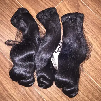 Wholesales suppliers human hair Super double bouncy natural color Vietnam weft hair, brazilian remy hair, unprocessed human hair