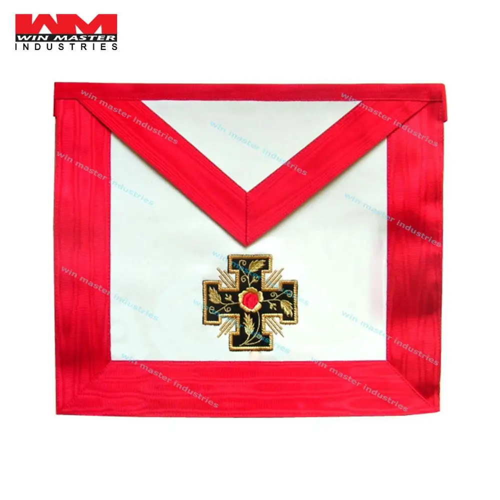 Masonic Scottish Rite Aprono- ASSR - Master Masono- Square Compass store MB Flaming Star