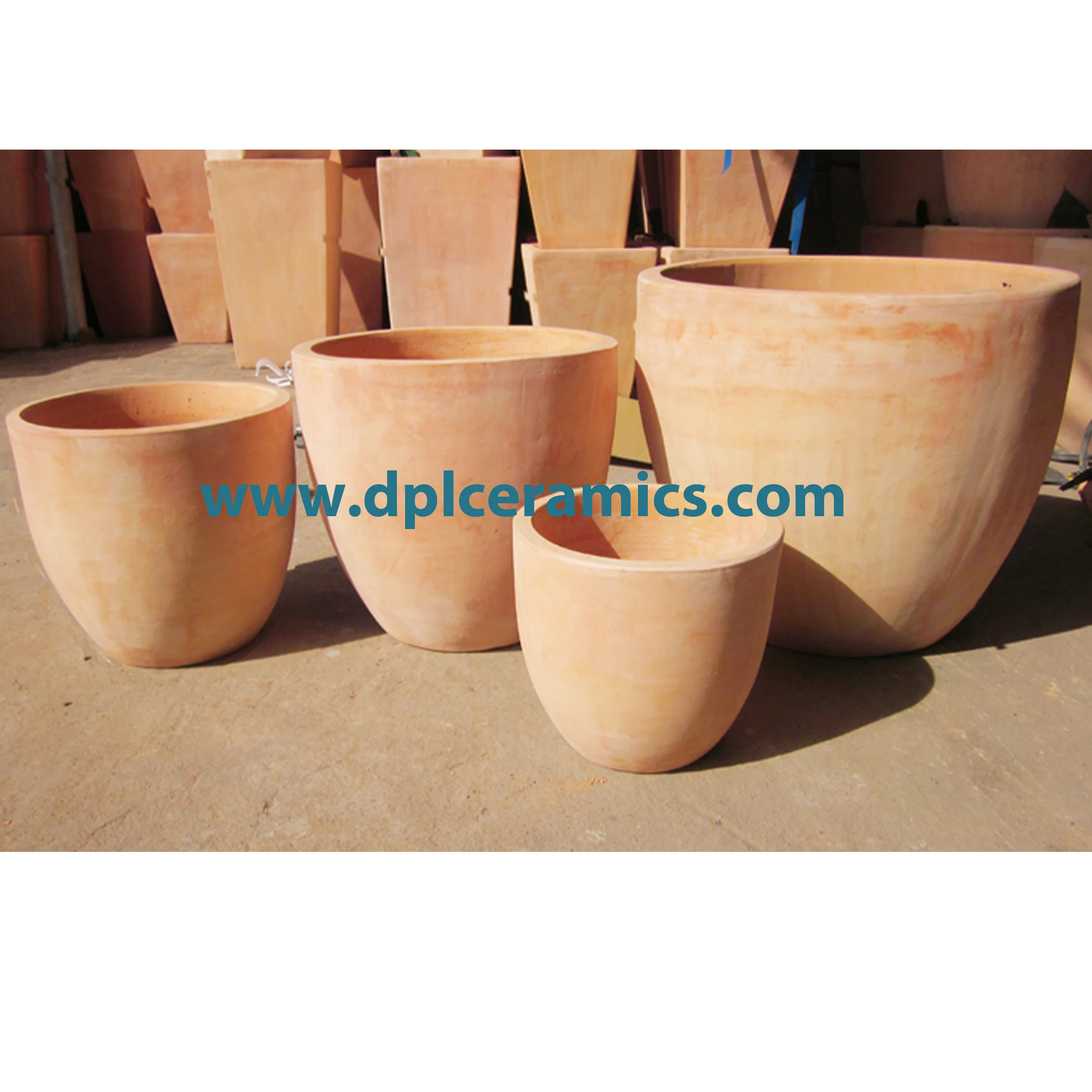 Wholesaler Natural Terracotta Ceramic Flower Pot Set Of 4 For Home
