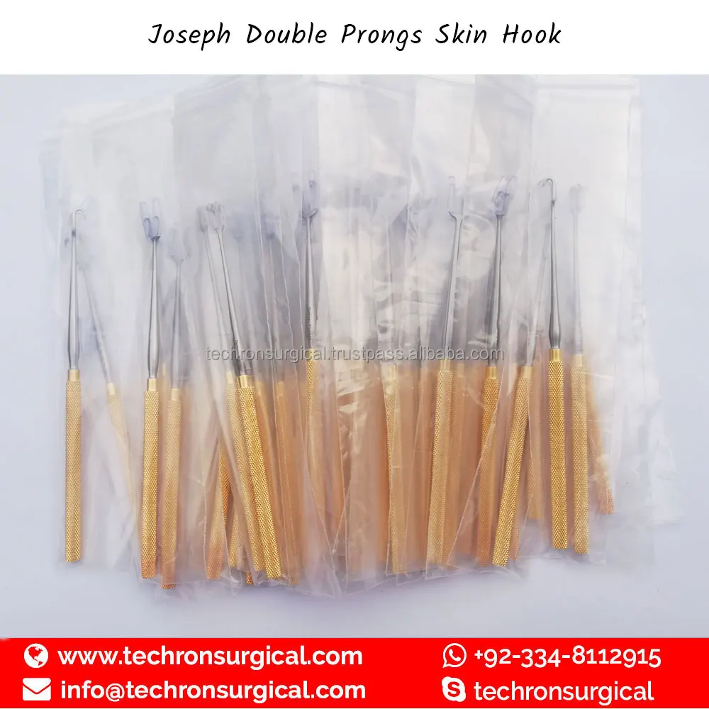 High Quality Sharp Prong Joseph Double Joseph Skin Hook 15cm