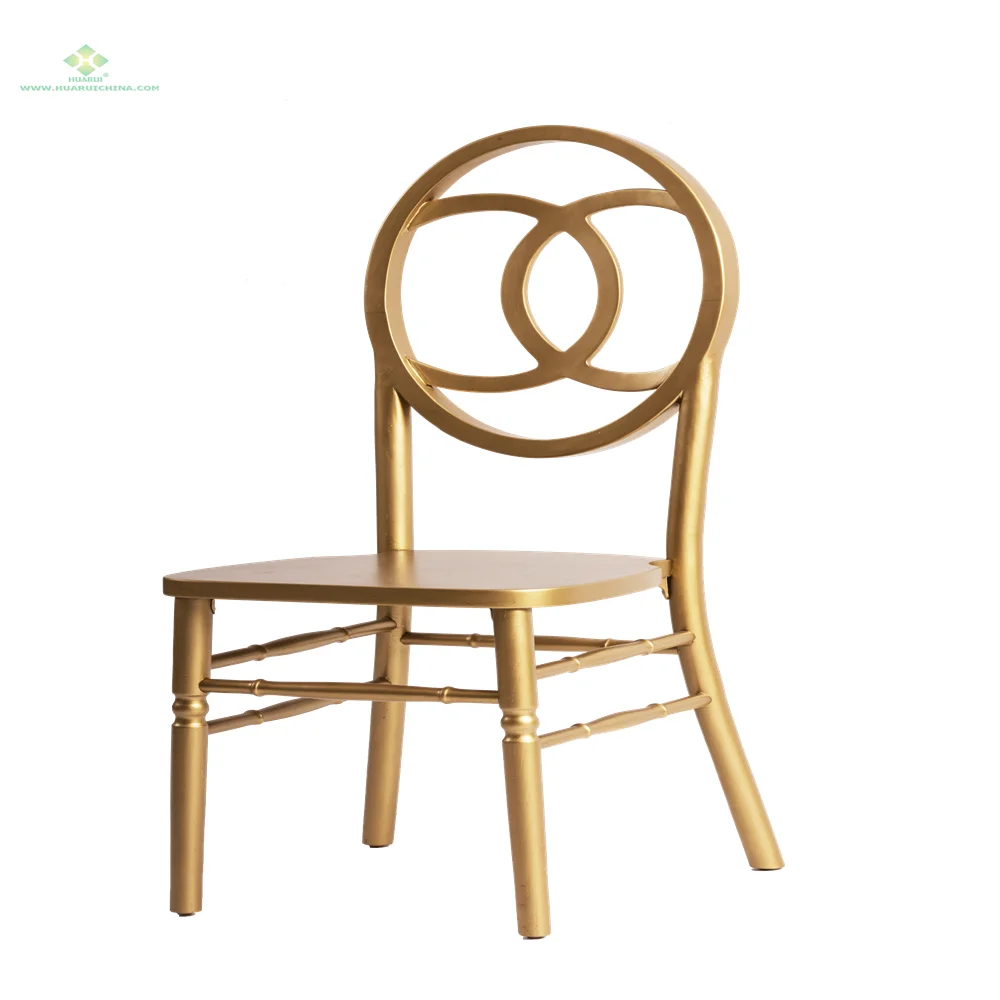 Деревянный cc замок Феникс Бесконечность массажный розовый свадебный золотой обеденный стул