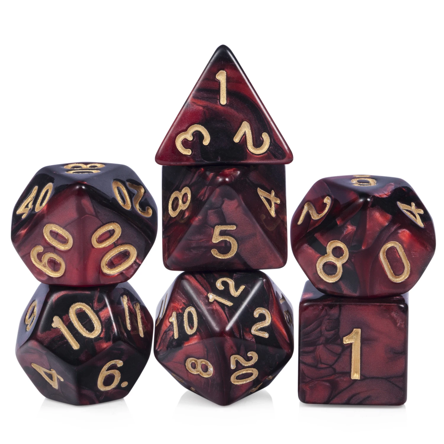 D4 D6 D8 D10 D12 D20 D Acrylic Dnd Dice Set Plastic Game Dice Factory