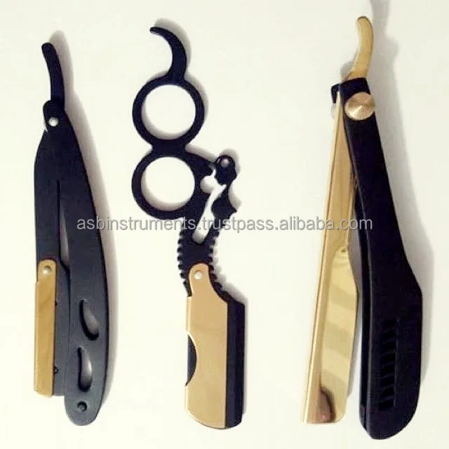 Set of Three Pieces Replaceable Blade Barber razor Barber Salon Kit Barber Backpacks