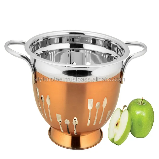 Stainless Steel Sink Strainer Basket Rice Sieve Colander Hot Sale