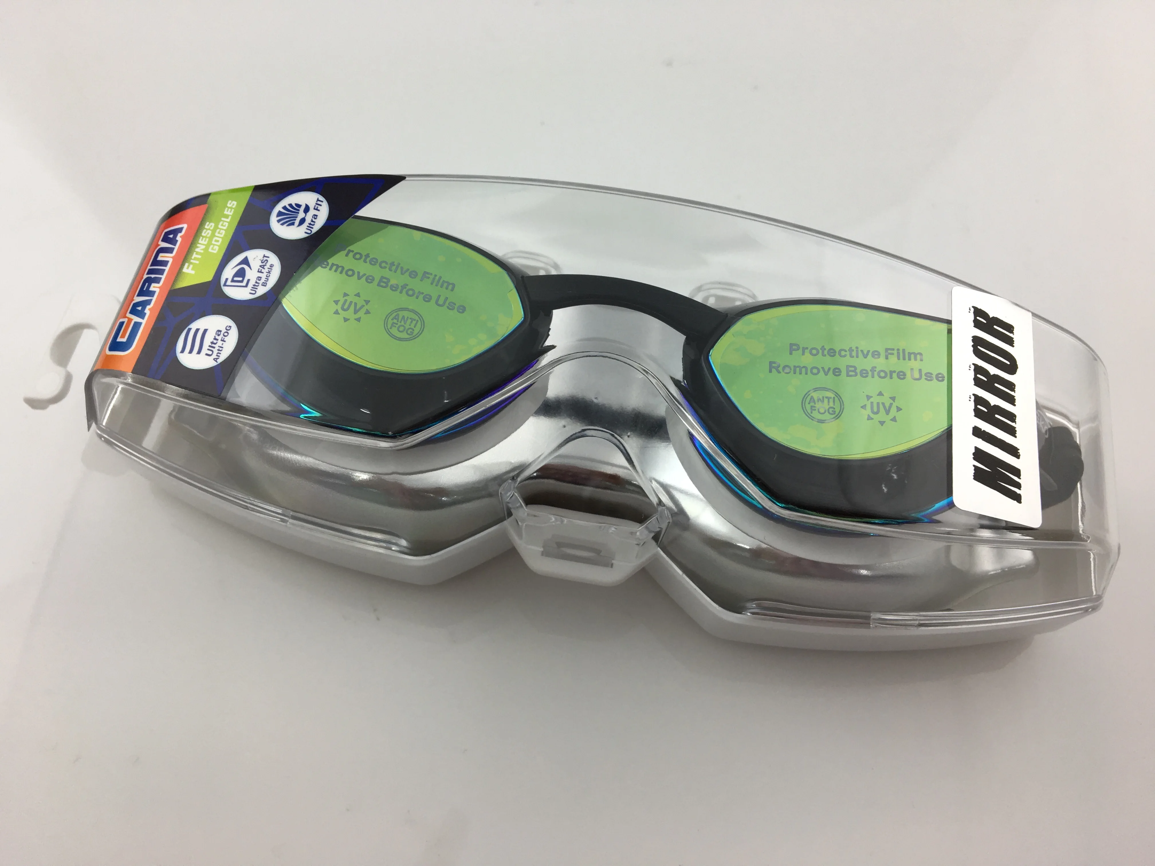 Saeko Comfortable Fitting Wide Vision Triathlon Mirror Swimming Goggles ...