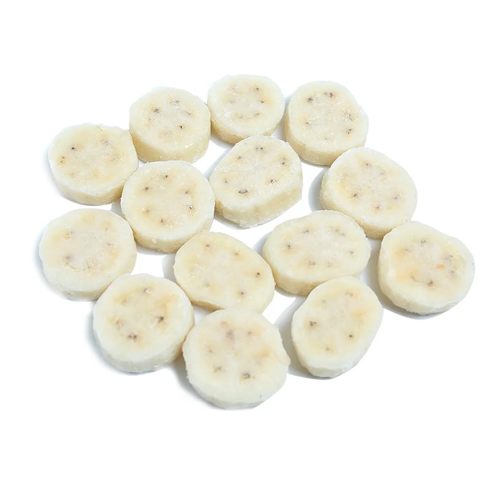 iqf frozen banana sliced - an van thinh food from viet nam