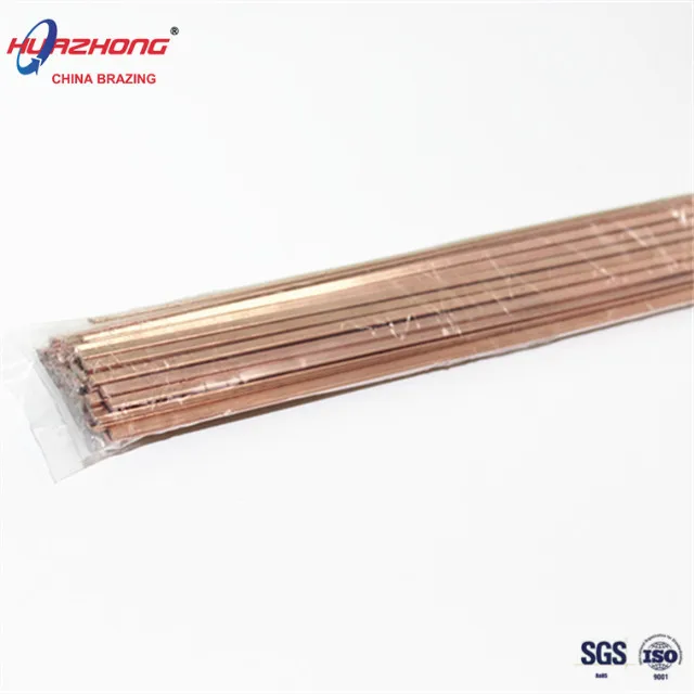 Uxcell 9Pcs Copper Brazing Rods, Phosphor Copper Solder, Low Temperature Welding Stick 1/8"x10" For Copper Repair